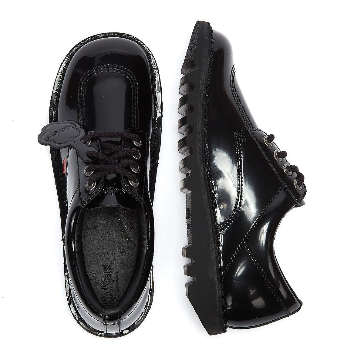 Kickers - 1-10688 WOMENS LOW PAT BLACK