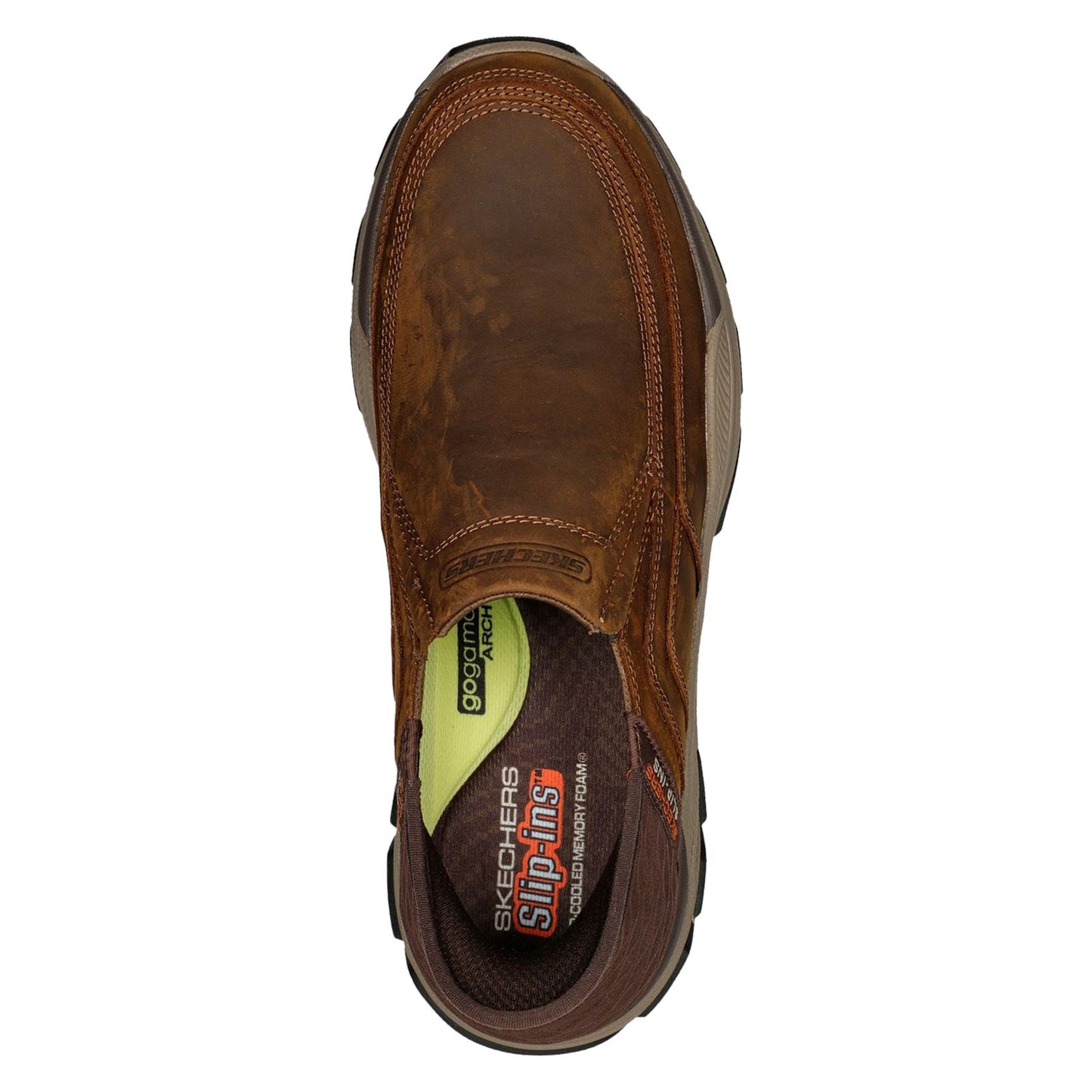 Skechers Men's Respected Elgin Shoes in Dark Brown