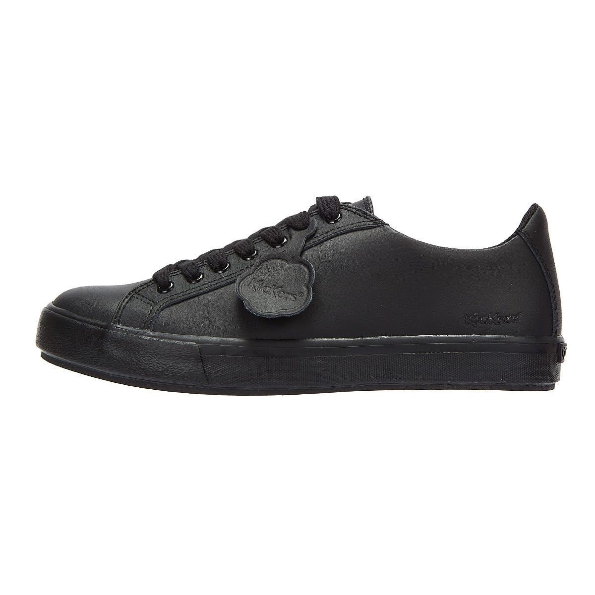 Kickers - 114726 UN TOVNI LACER LTHR BLACK