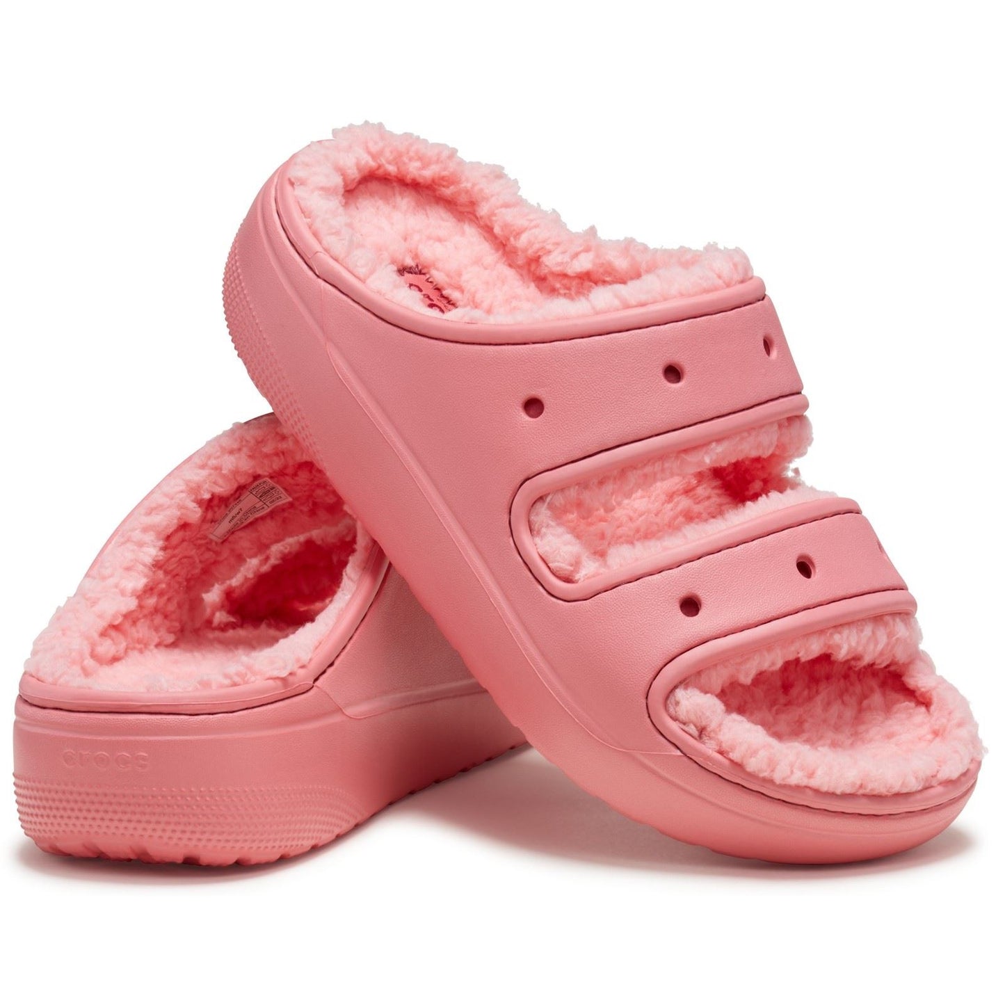 Crocs Women's Classic Cozzzy Sandal in Hot Blush