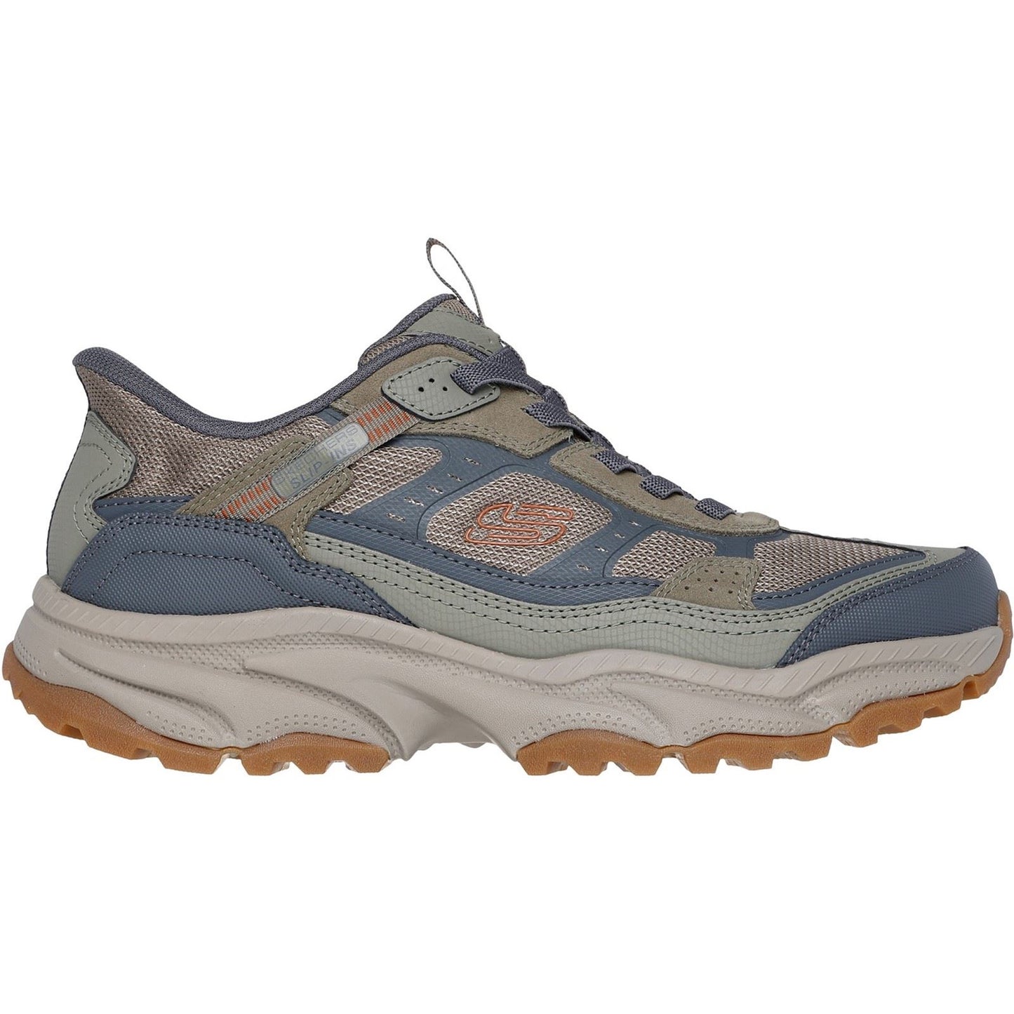 Skechers Men's Vigor AT Hiking Shoes in Olive/Grey