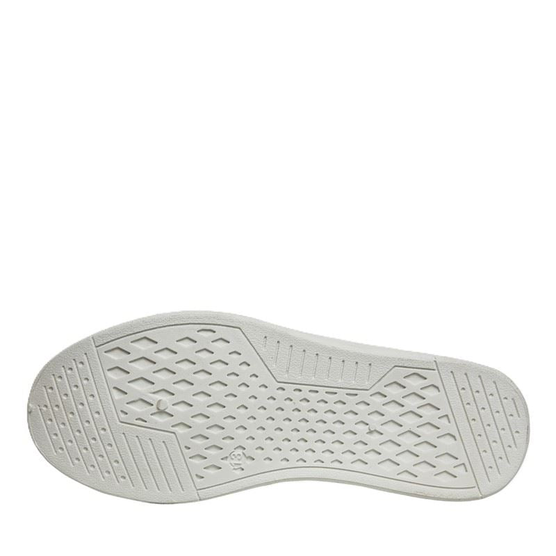 Penguin Junior Marble White/Navy Trainers