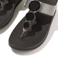 Fitflop Halo Polyurethane Women's Pewter Black Sandals