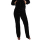 Juicy Couture Del Ray Polyester Women's Black Joggers