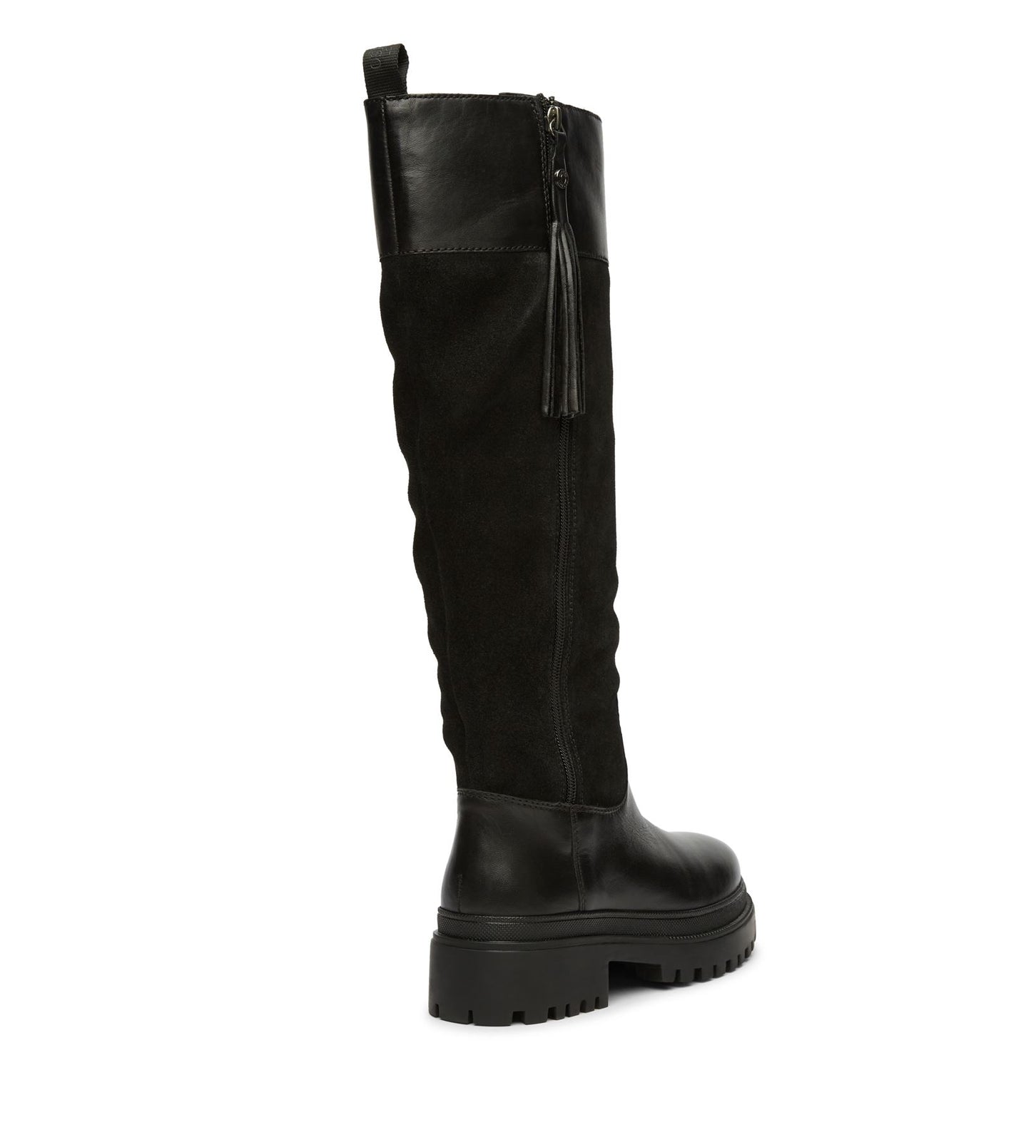 Osprey London The Bramble Tall Leather Women's Black Boots