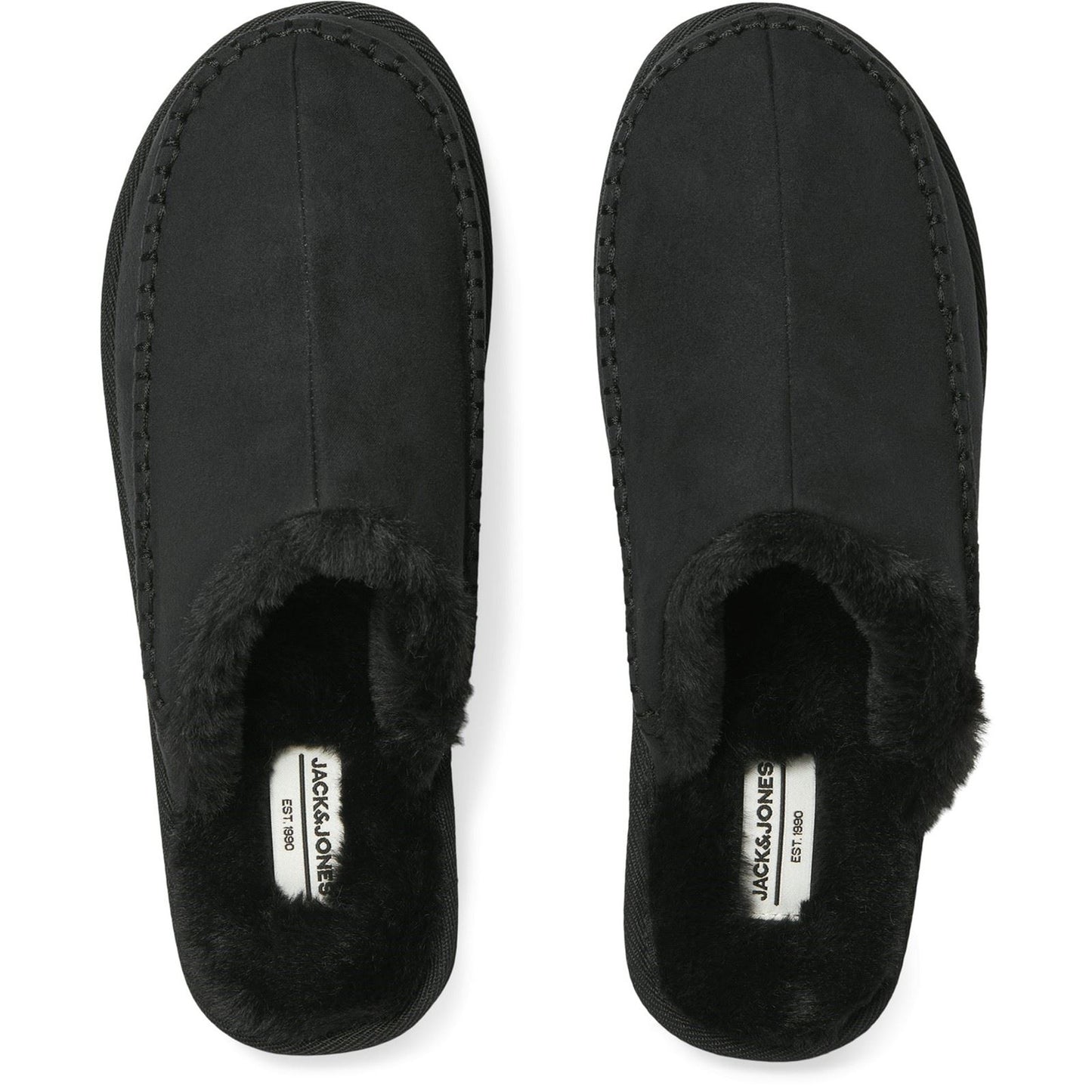 Jack & Jones Manor Moc Polyester Men's Anthracite Mules