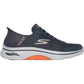 Skechers Men's Arch Fit 2.0 Simplicity 2 Shoes in Charcoal/Orange