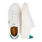 Fred Perry B721 Leather Men's Snow White/Court Green Trainers