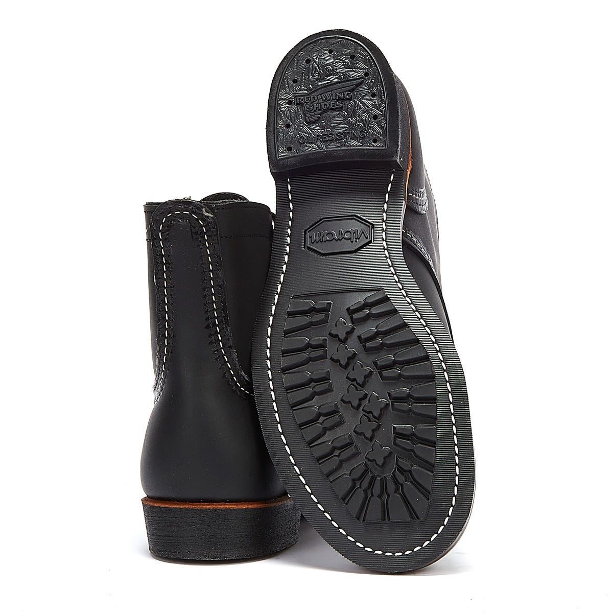 RED WING 8084 MENS IRON RANGER BLACK HARNESS LEATHER