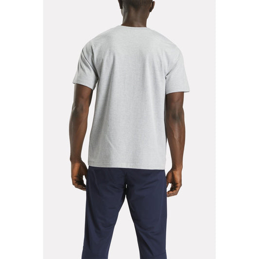 Reebok Cody Crew Neck Tee Cotton Men's Grey Short Sleeve T-Shirt