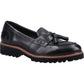 Hush Puppies Ginny Leather Women's Black Loafers
