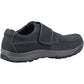 Hush Puppies Men's Casper Touch Fastening Shoes in Navy Nubuck