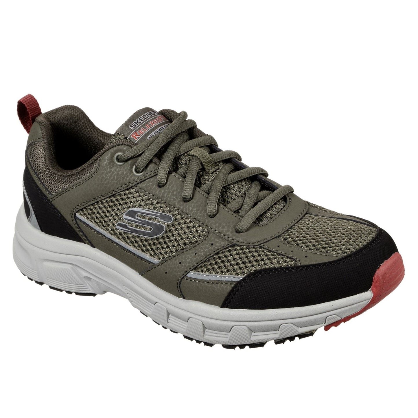 Skechers Men's Oak Canyon Verketta Trainers in Olive/Black