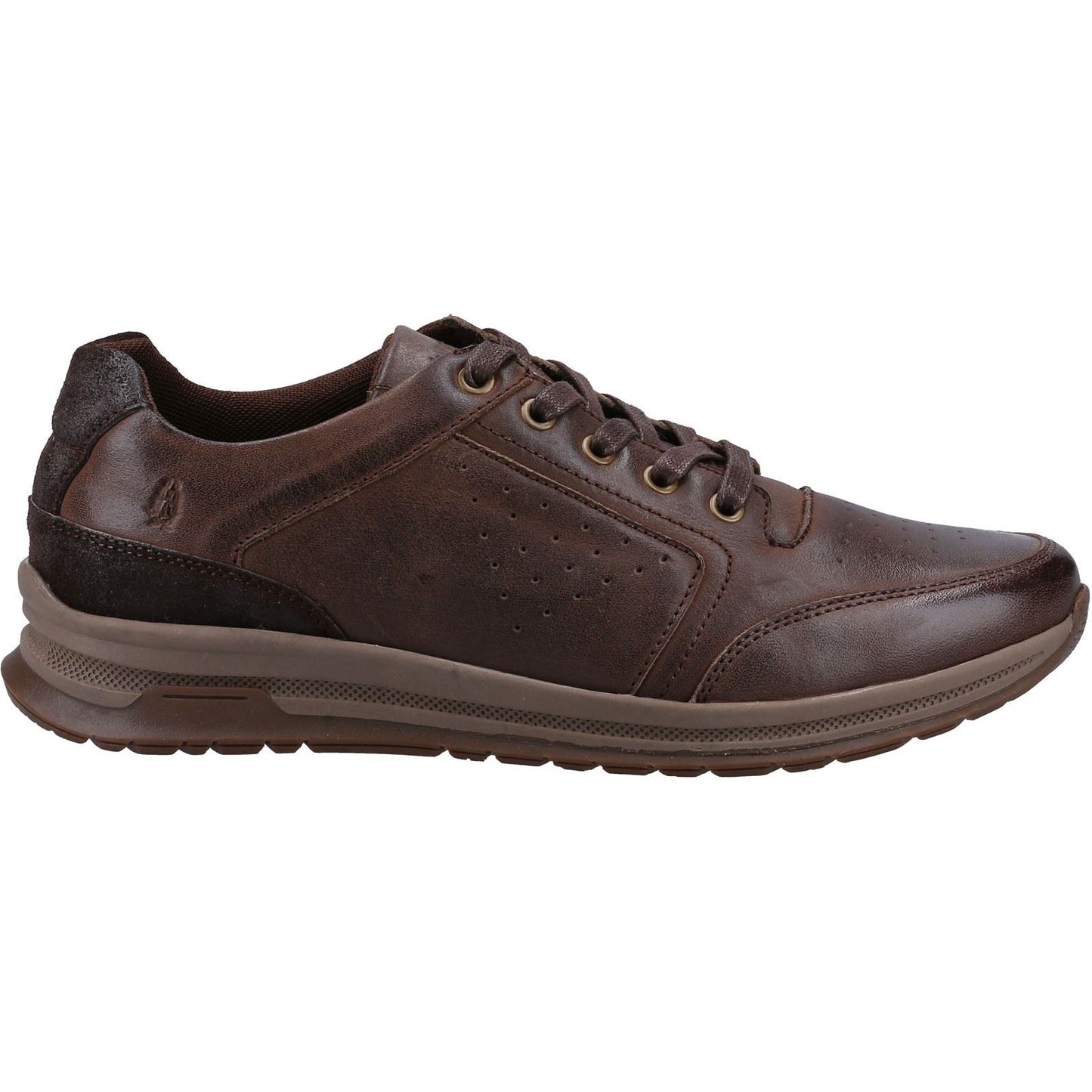 Hush Puppies Men's Joseph Shoe in Brown Leather