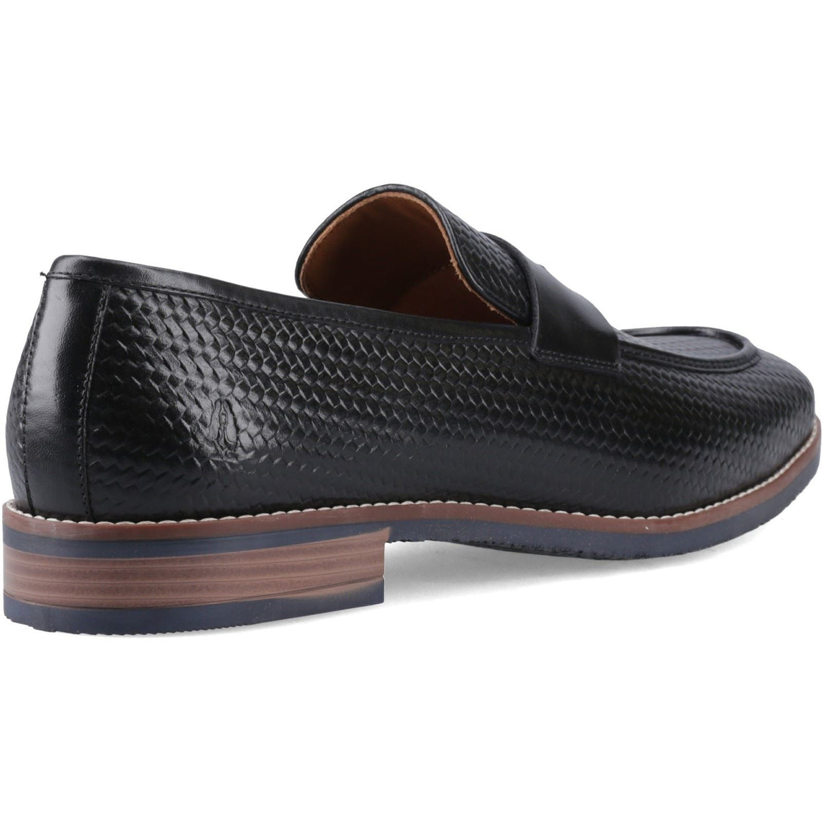 Hush Puppies Mitchell Leather Men's Black Loafers