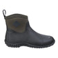 Muck Boots Men's Muckster II Ankle All Purpose Lightweight shoe in Black/Moss