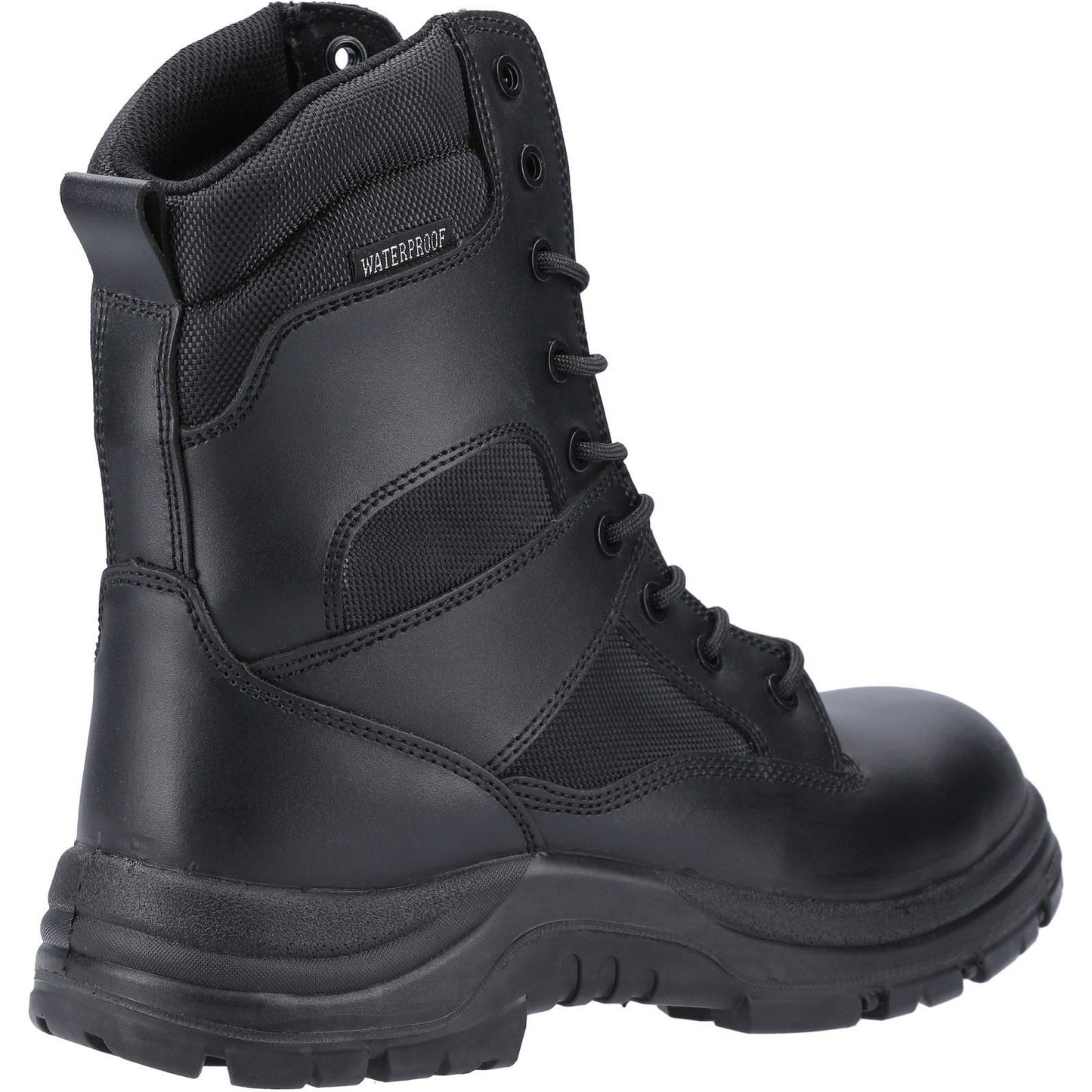 Amblers Safety Combat Hi-Leg Waterproof Metal Free Boot in Black