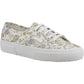 Superga Women's 2750 FLORAL PRINT Trainer in White/Floral Print