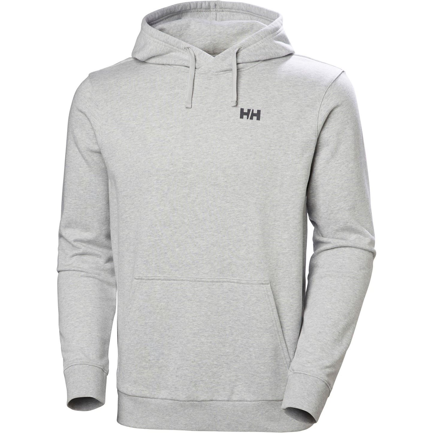 Helly Hansen Sport Core Graphic Hoodie Cotton Men's Grey Hooded Sweatshirt