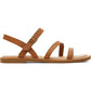 TOMS Kira Leather Women's Tan Sandals