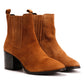 Osprey London The Naples Suede Women's Tan Boots