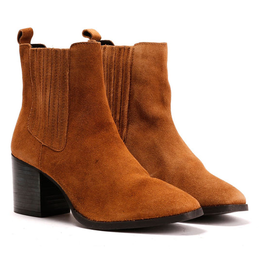 Osprey London The Naples Suede Women's Tan Boots
