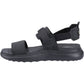 HEYDUDE Women's Collins Mono Sport Sandal in Black/Black