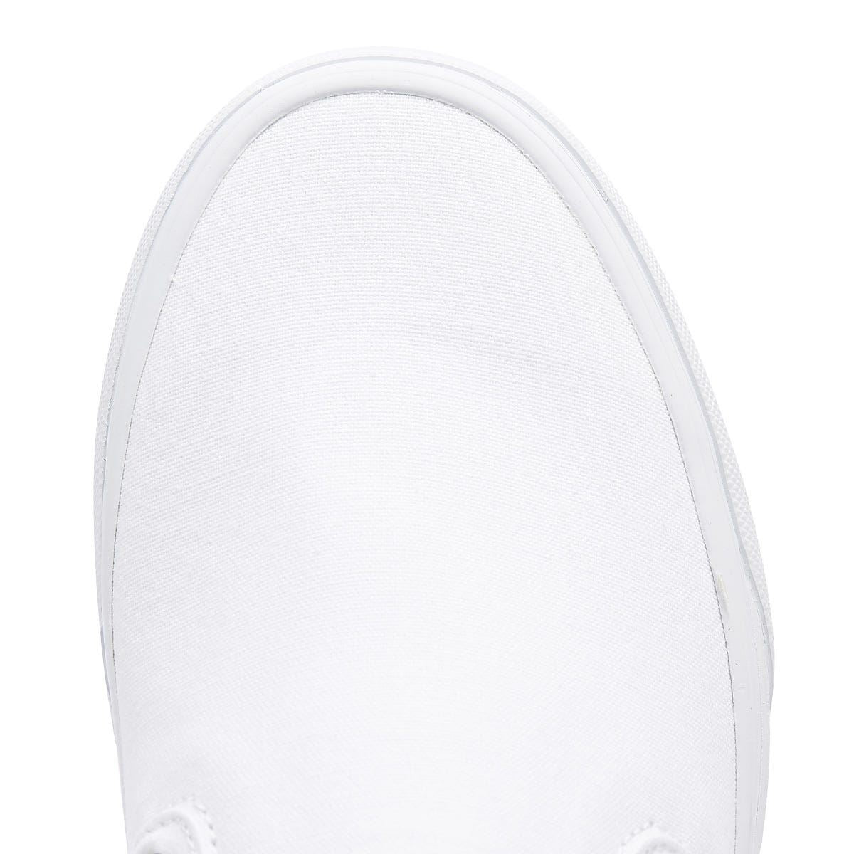 Vans Classic Slip on Women's True White Canvas Trainers