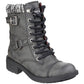 Rocket Dog Women's Thunder Galaxy Biker Boot in Black