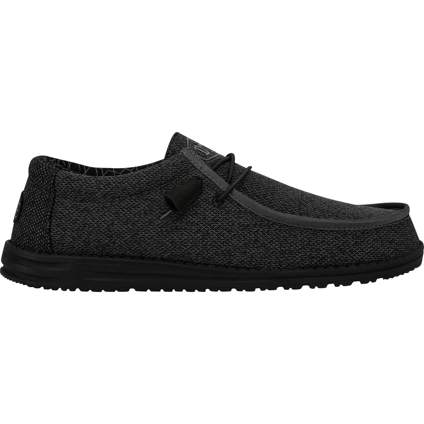 HEYDUDE Men's Wally Sox Shoe in Micro Total Black