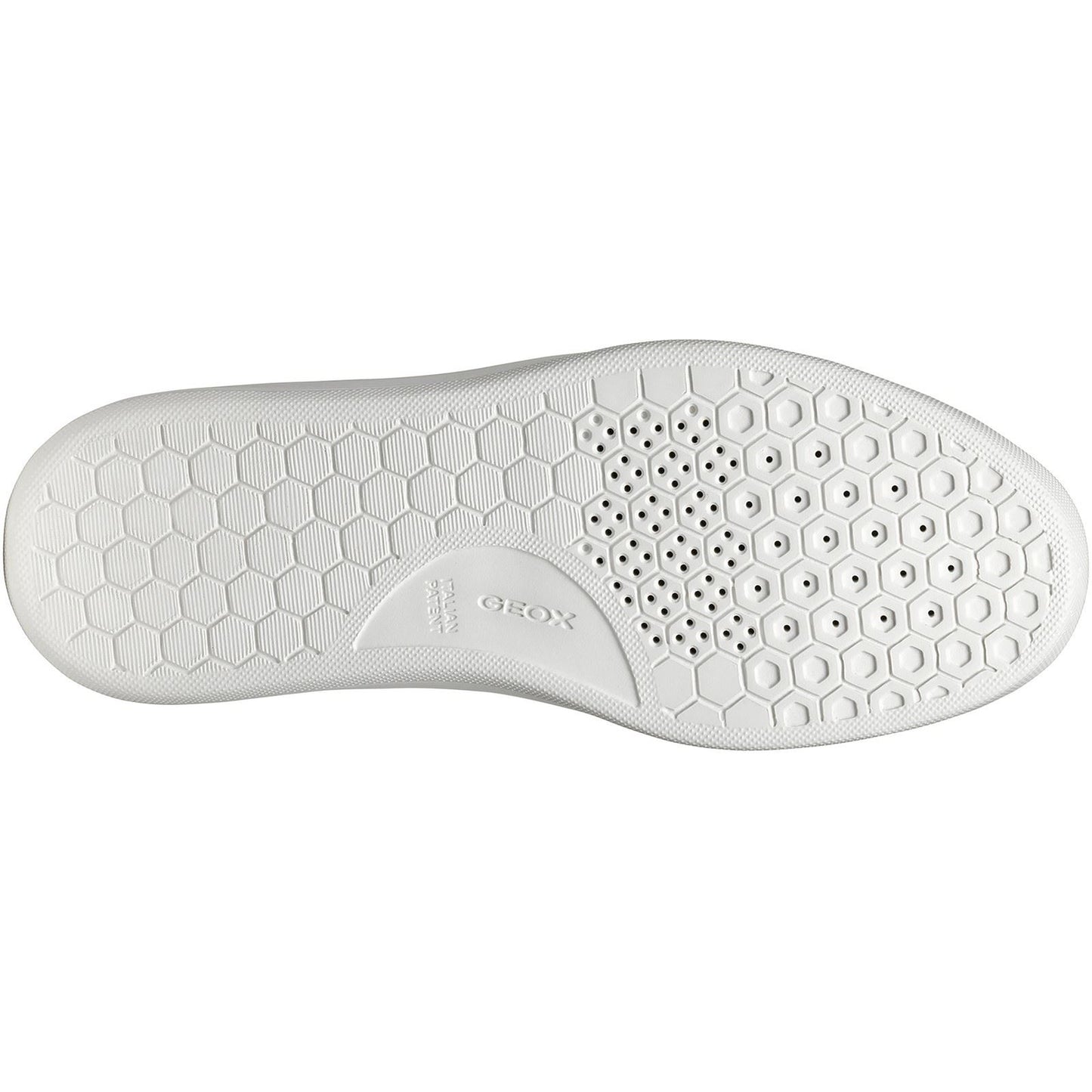 Geox U DEIVEN Leather/Suede Men's Sand/White Trainers
