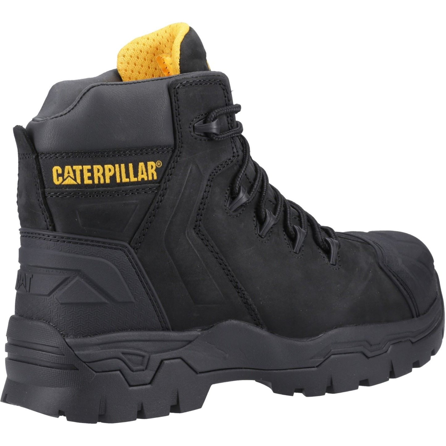 Caterpillar Men's Everett S3 WP Safety Boot in Black