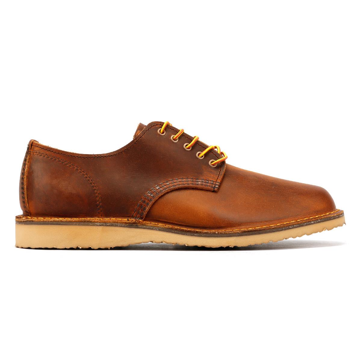 Red Wing Weekender Oxford Rough & Tough Leather Men's Copper Lace-Up Shoes