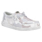HEYDUDE Men's Wally Washed Camo Shoe in Greyscale Desert Camo