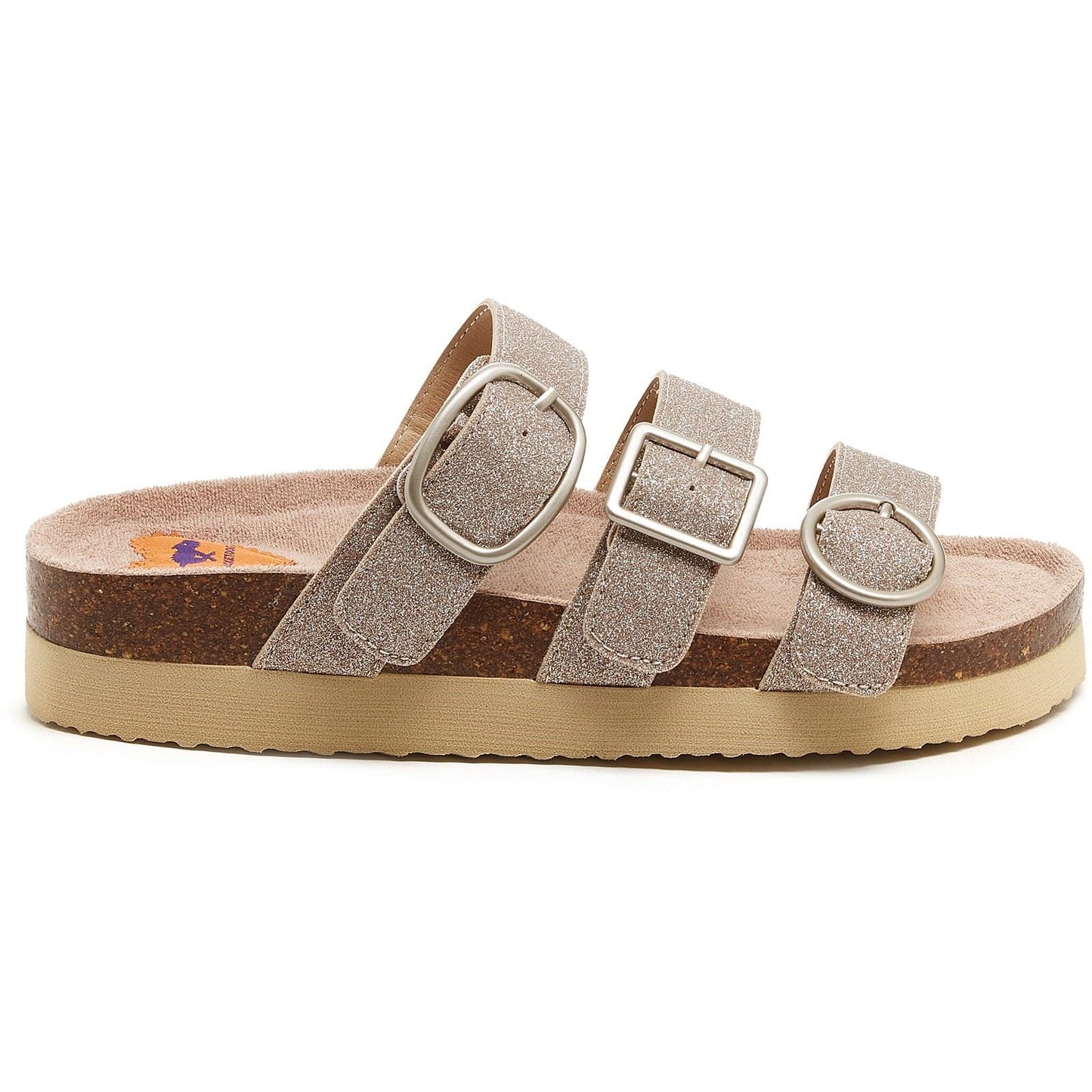 Rocket Dog Women's Astor Glenn Glitter Sandal in Gold