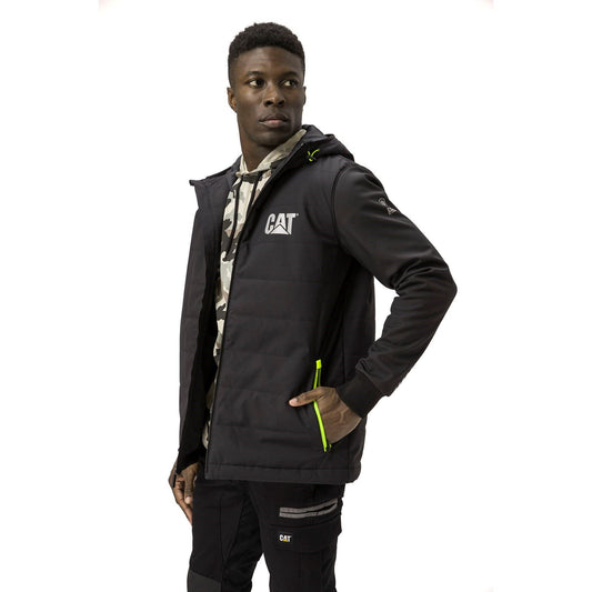 Caterpillar Men's Tech Hybrid Jacket in Black