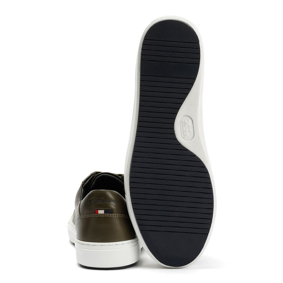 Ben Sherman Ace Cupsole Leather Men's Olive Trainers