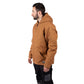 Caterpillar Hooded Sherpa Lined Men's Bronze Fleece Jacket