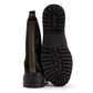 Osprey London The Hampton Chelsea Leather/Pony Hair Women's Black/Olive Boots
