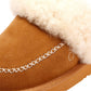 Osprey London The Celeste Suede Women's Chestnut Slippers