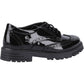 Hush Puppies Maxine Patent Leather Women's Black Brogues