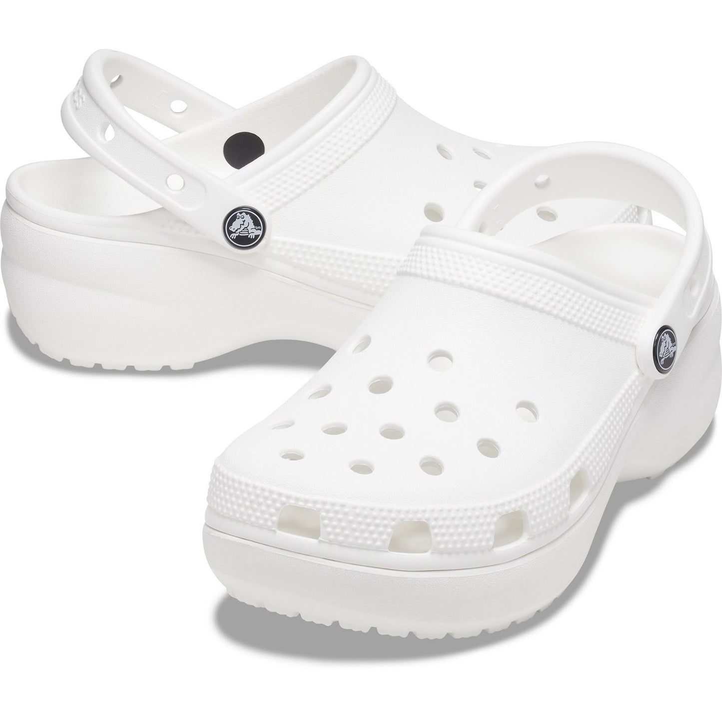 Crocs Women's Classic Platform Clog in White