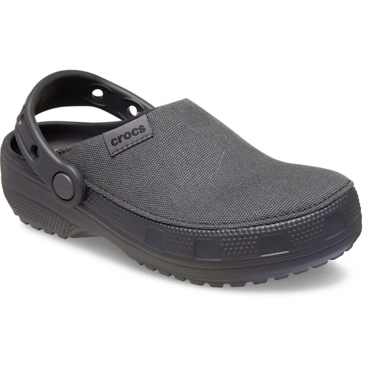 Crocs Classic Crafted Textile Blend Unisex Kid's Black Clogs