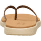 HEYDUDE Maui Breeze Polyurethane Women's Tan Leopard Flip Flops