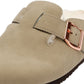 Penguin Poppy Fur Suede Women's Sand Mules