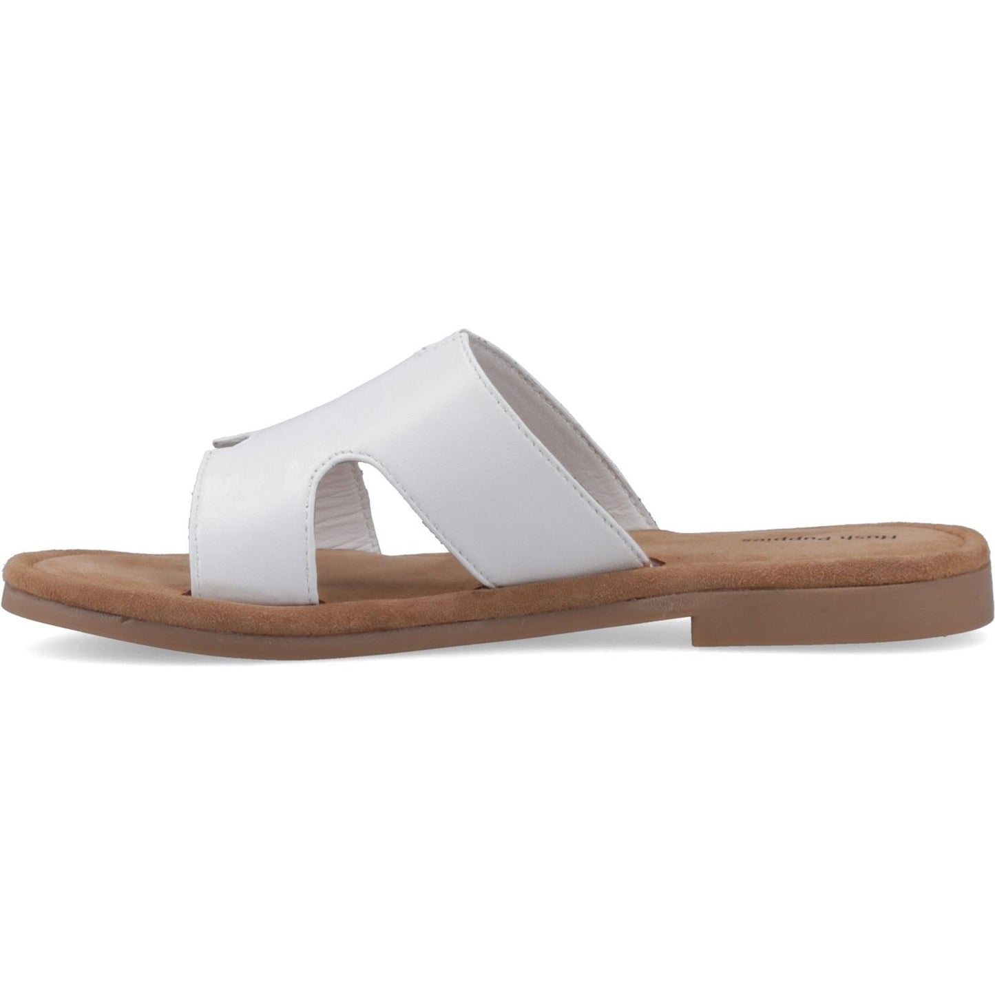 Hush Puppies Azalea Mule Leather Women's White Sandals