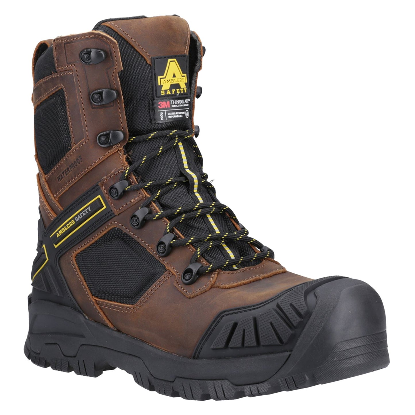 Amblers Safety Men's AS964C Detonate Safety Boot in Brown