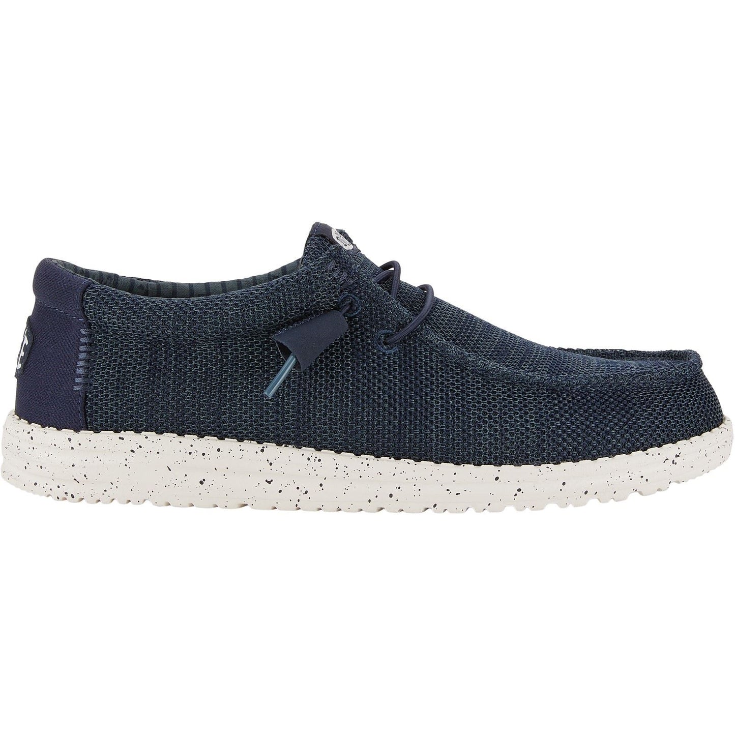 HEYDUDE Men's Wally Stretch Mesh Shoes in Navy
