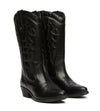 Osprey London The Louisiana Leather Women's Black/Gunmetal Boots