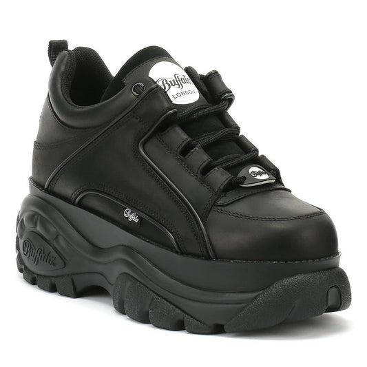 Buffalo London 1339-14 Womens Black Trainers